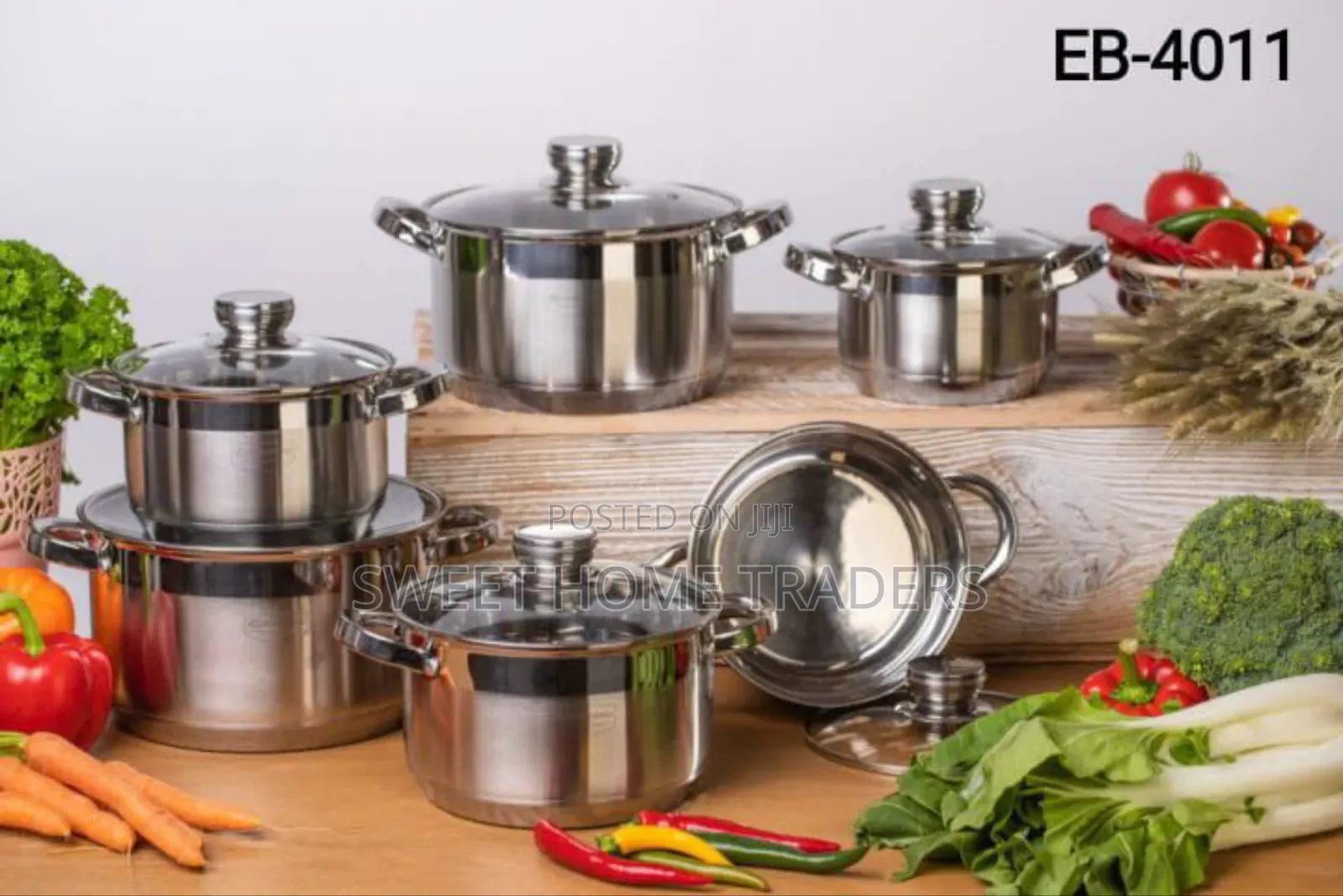 *12 PCS Edenburg Non Stick Cookware*