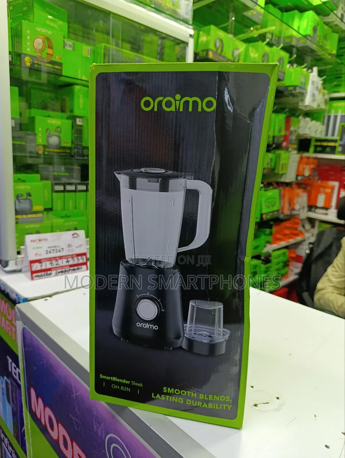 Oraimo Smartblender Sleek 1.5l 2 Speeds Blender
.
