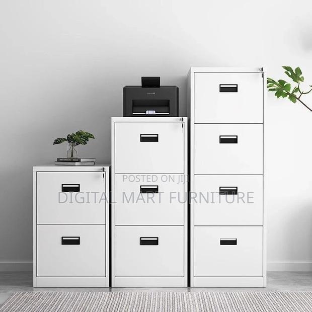 Office Cabinet: Steel 4 Drawer Office Cabinet - thumbnail 4