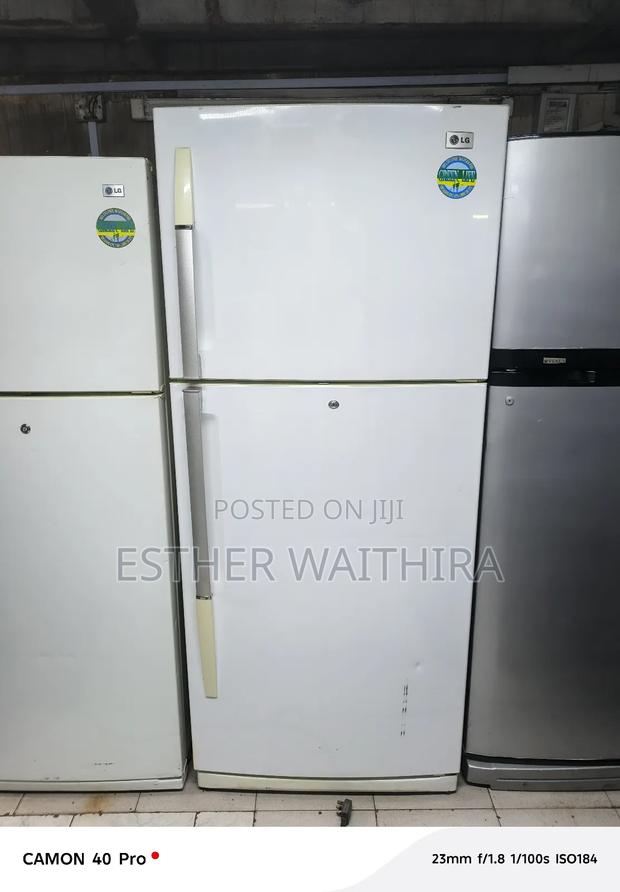 White Digital Lg Fridge 600 Litres - main view