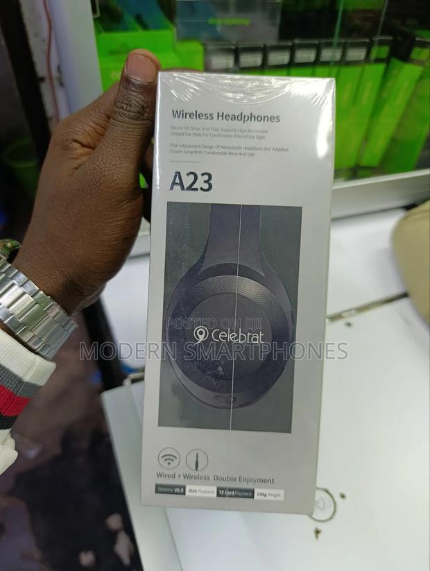 Celebrat A23 Wireless Bluetooth Headphone - 2.5 Hours Charging Time - thumbnail 3