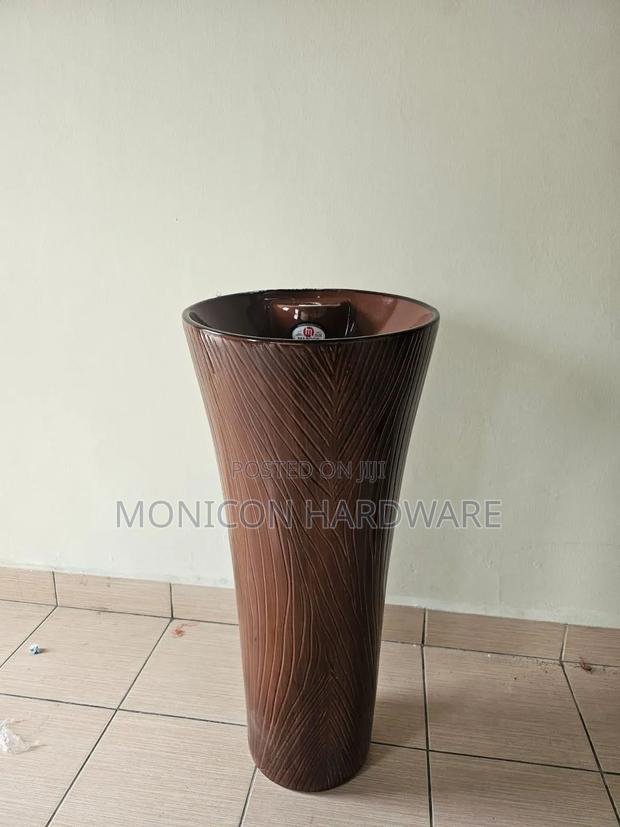 Brown Pedestal Sinks