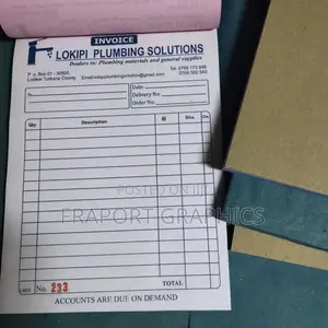 Self Carbonated Receipt Books A5 Size 4books 50 by 2