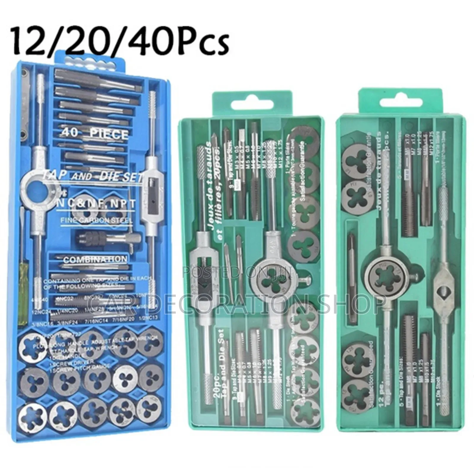 12/20/4pcs Carbon Steel Tap$Die Thread Cutter 2000_4200