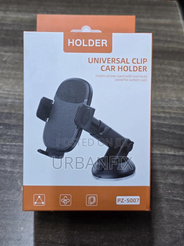 Universal Car Mobile Phone Holder Stand With Powerful Suction Cups - thumbnail 3
