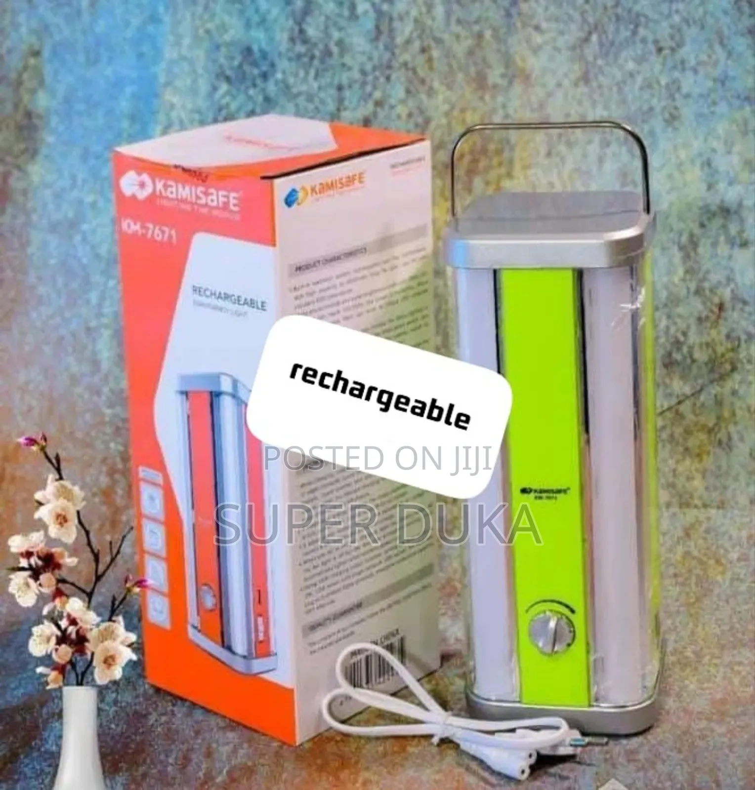 Kamisafe Km-7671 Rechargeable Led Emergency Lamp.