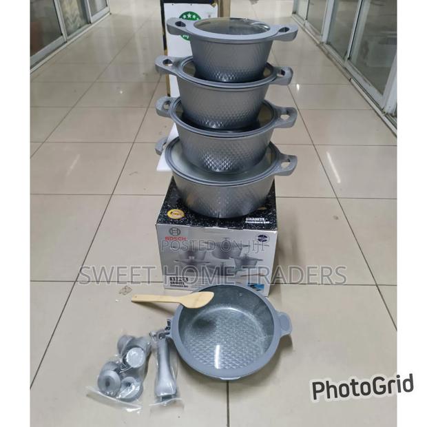 *_Bosch 11pc Cookware With Silicone Lid (Grey) - main view