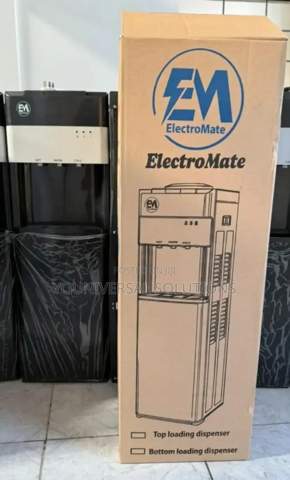 Electromate Top Load 3 Taps Hot Normal and Cold Dispenser