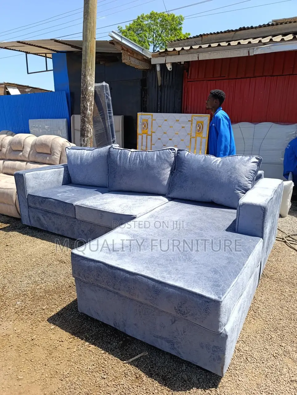 Extended Chaise L Shaped Sofa
