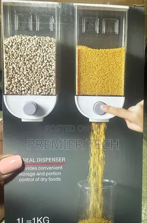 1kg (Single Pc) Wall Mounted Separate Rice Bucket Cereal Dispenser