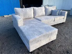 Dual Tone L Shaped Sofa