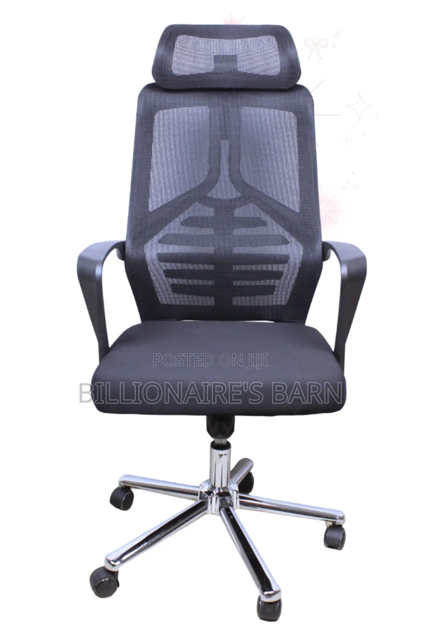 Office; Boss Baison High Back Mesh Office Chair