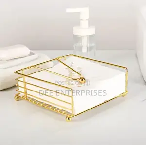 Luxury Metallic Serviette Holder / Napkin Holder