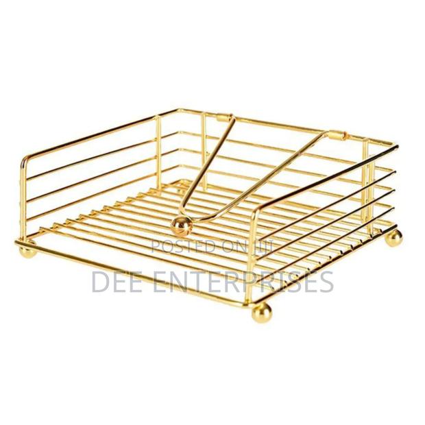 Luxury Metallic Serviette Holder / Napkin Holder - thumbnail 2