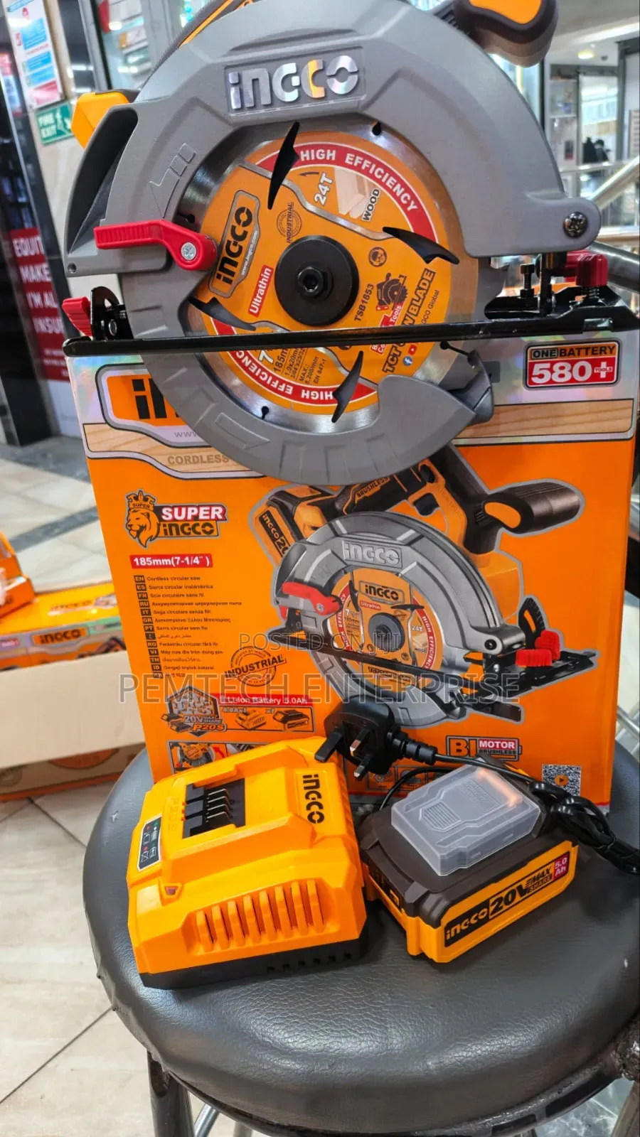 Ingco Csli1851 20v Lithium-Ion Circular Saw