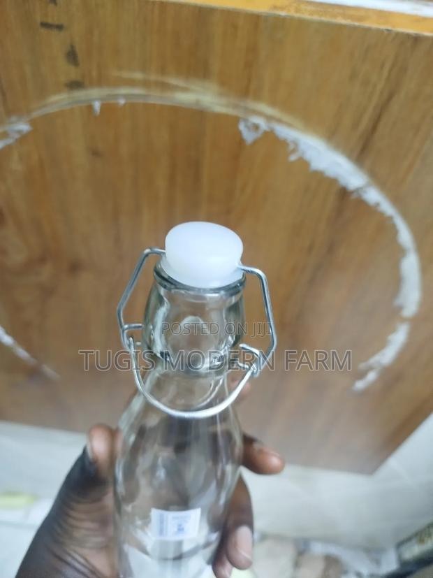Air Tight Glass Bottle With Closing Clip