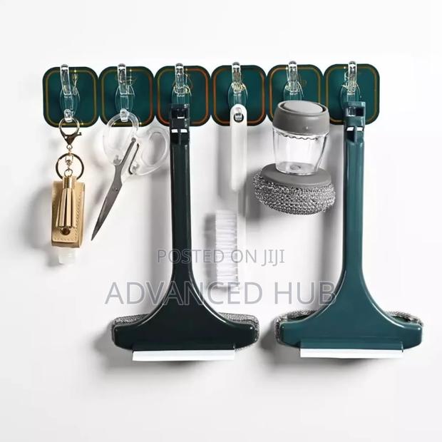 6in1 Colourful Strong Adhesive Hooks - main view