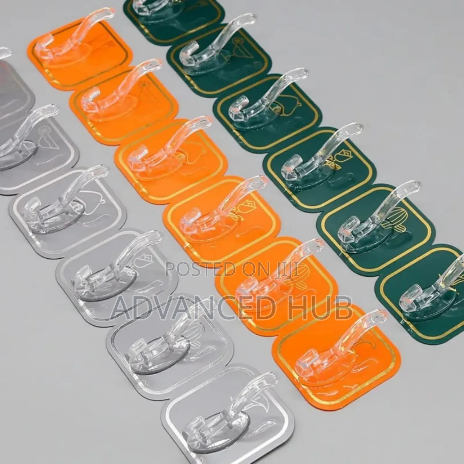 6in1 Colourful Strong Adhesive Hooks