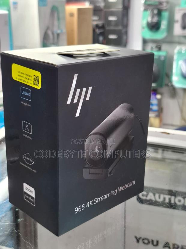 Hp 965 8mp Video With Hdr Support Streaming Webcam - main view