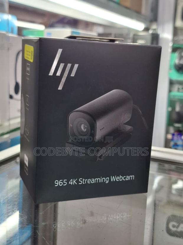 Hp 965 Black Uhd Streaming Webcam - main view