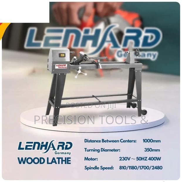 Lenhard Germany Wood Lathe 400w Motor 1000mm Distance BTW Centers