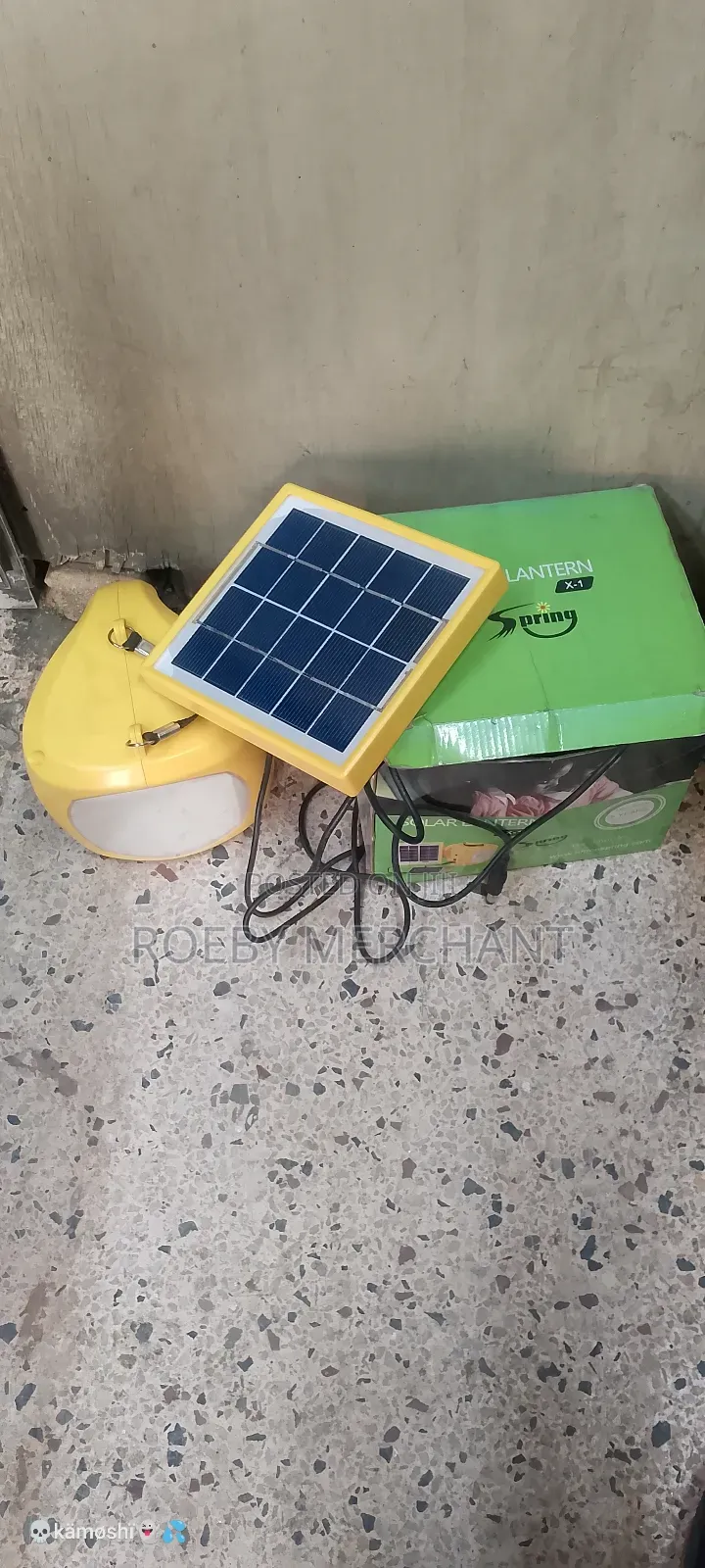 Portable Solar Lantern and Solar Panel