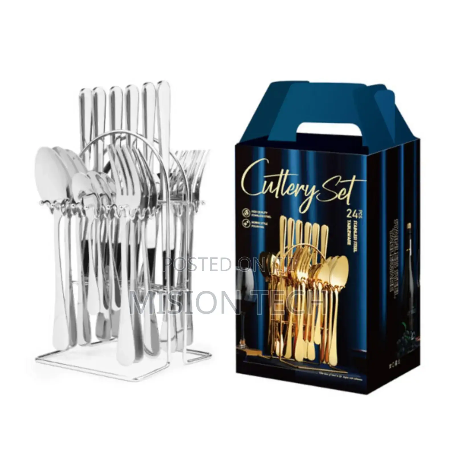 Golden Cutlery Set
