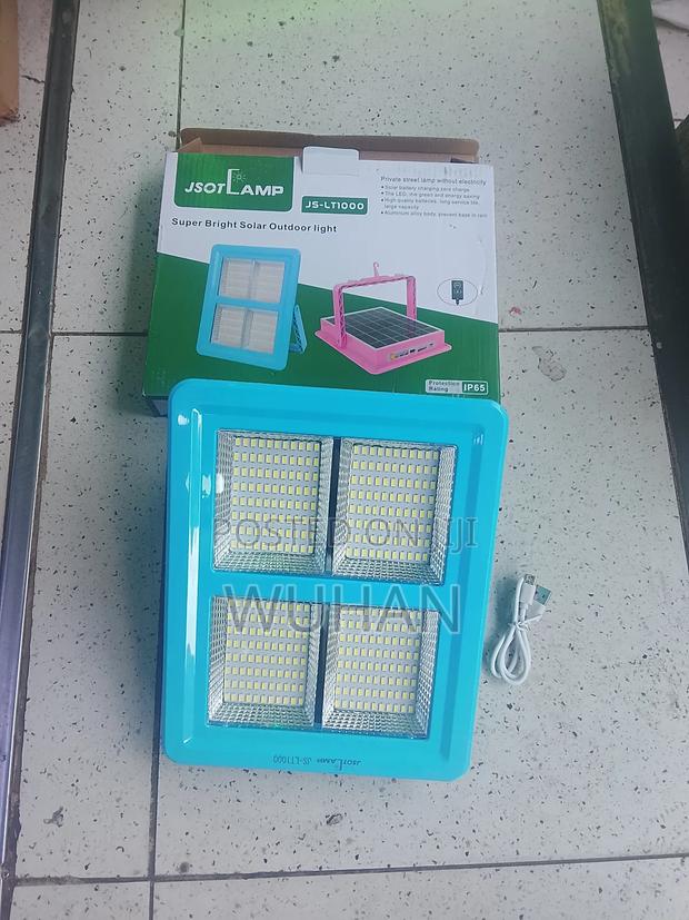 Jsot 1000 Watts Portable Solar Lamp, Dimmable, Integrated Solar Panel