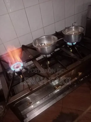 Gas Cooker Range Three High Pressure Bunners
