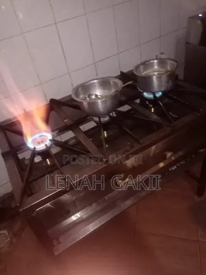 Gas Cooker Range Three High Pressure Bunners