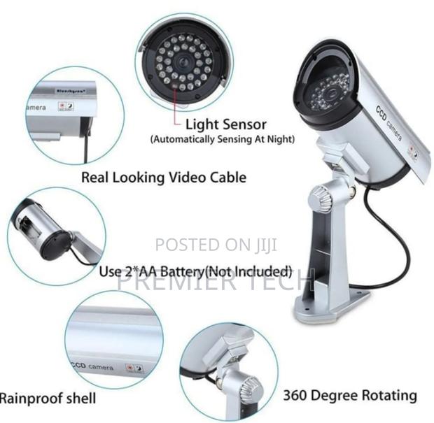 Dummy Wireless Camera Plastic Fake CCTV Camera - main view