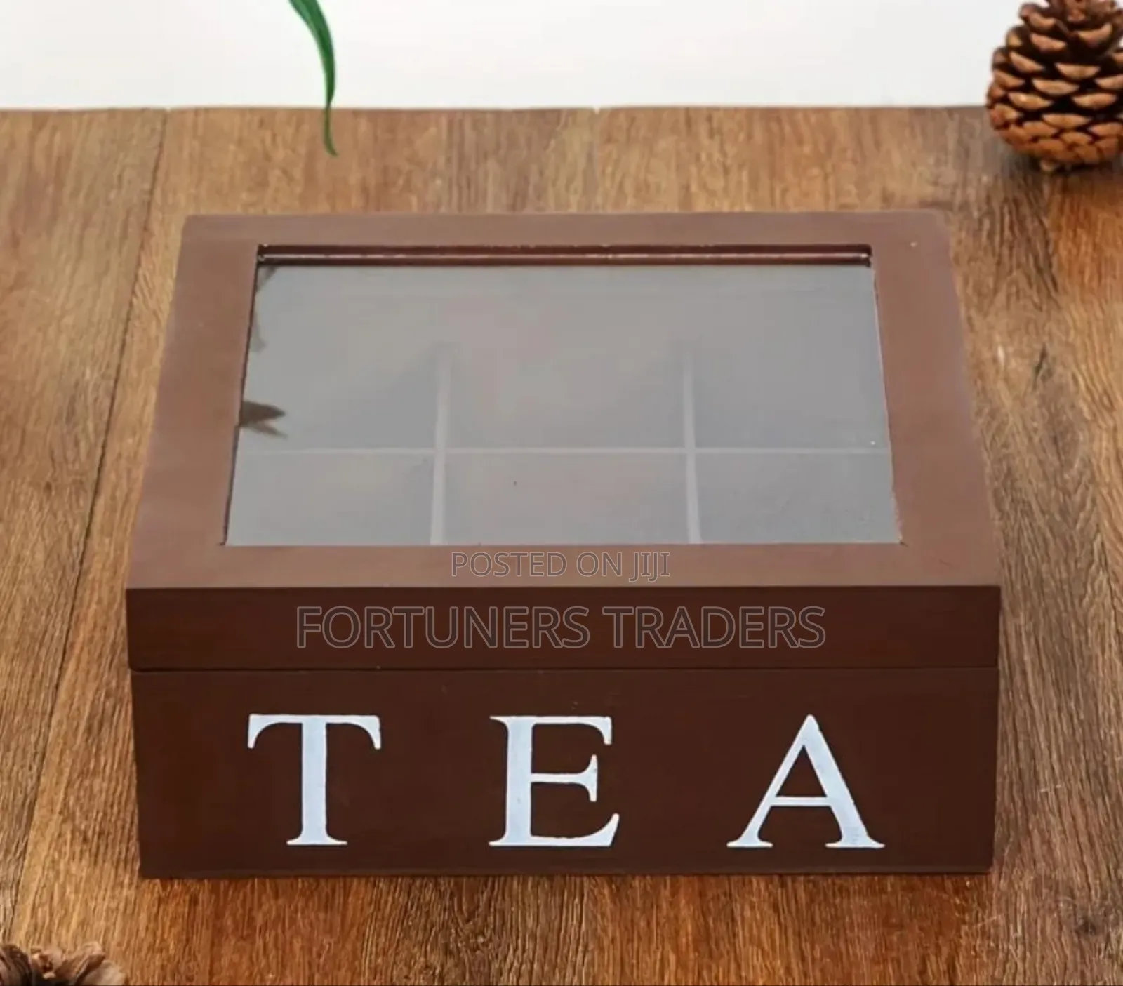 Tea Box - Luxury Wooden Tea Bag Organizer