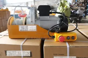 Electric Winch With Long Steel Rope for Heavy Load Operations