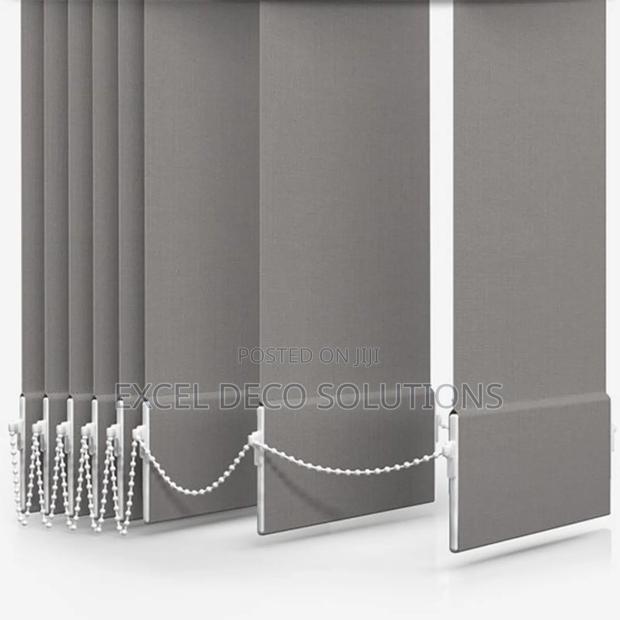 Modern White Vertical Blinds – Clean Bright Look 
