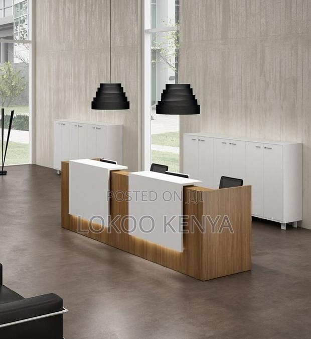 Reception Desk : 1.4 Meter Office Welcome Desk