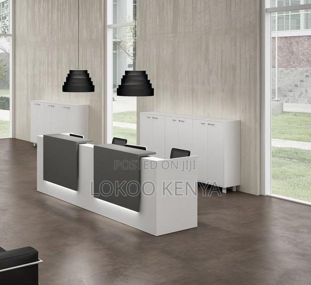 Reception Desk : 1.4 Meter Office Welcome Desk - thumbnail 3