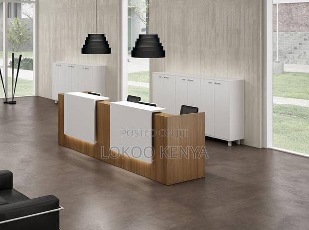Reception Desk : 1.4 Meter Office Welcome Desk - thumbnail 4