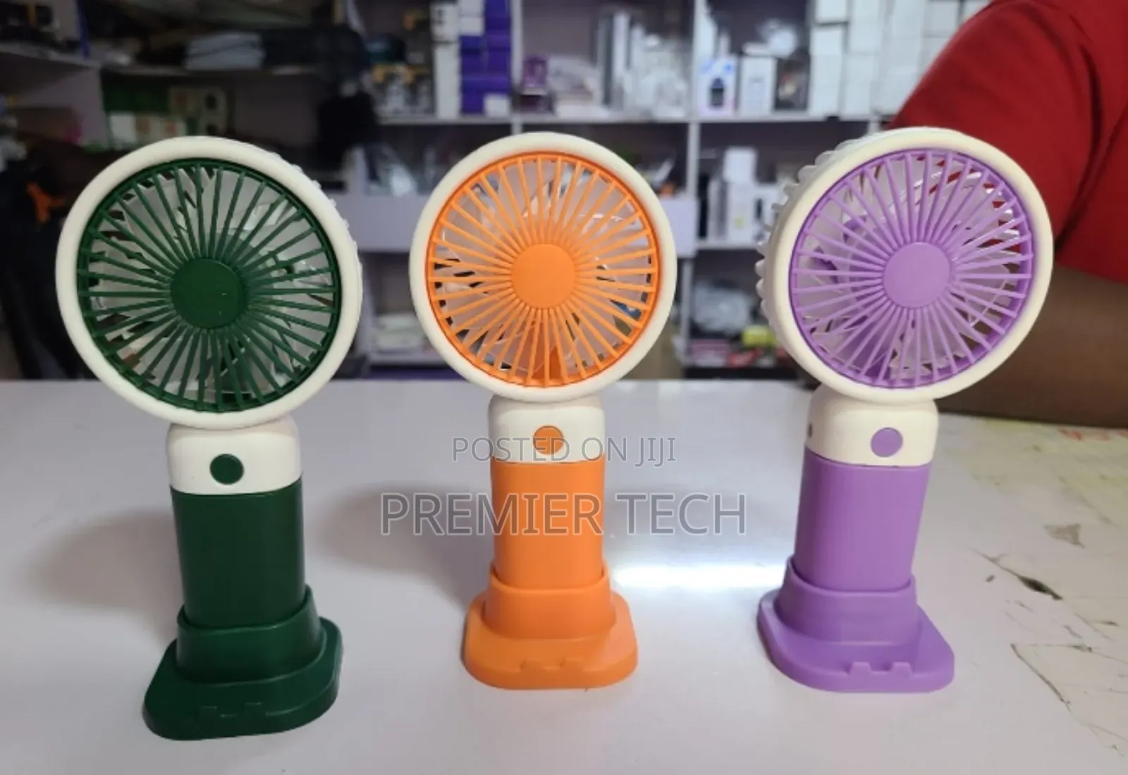 Portable Cartoon Fruit Mini Handheld Fan With Usb Charging Cable