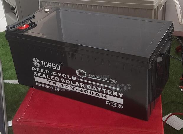 Turbo Sealed Deep Cycle Solar Battery 200ah - main view
