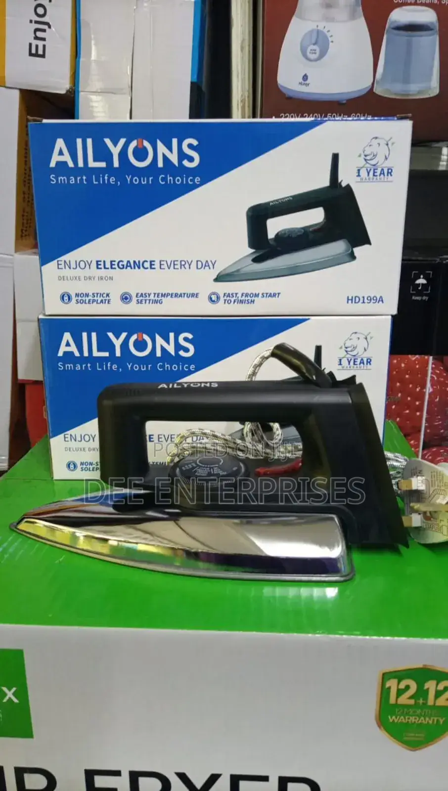 Ailyons Hd-199a Electric Dry Iron Box