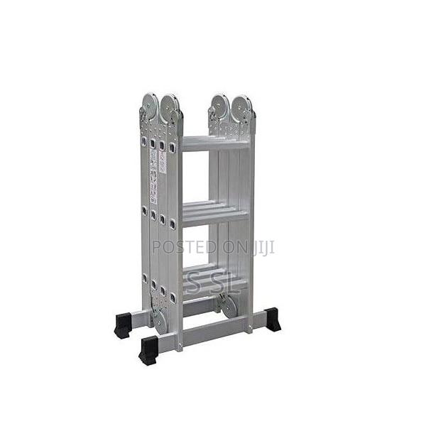 Multi Purpose 4x3 Foldable Aluminium Ladder - main view