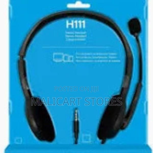 Logitech H111 Wired Stereo Headset With Noise-Cancelling Microphone