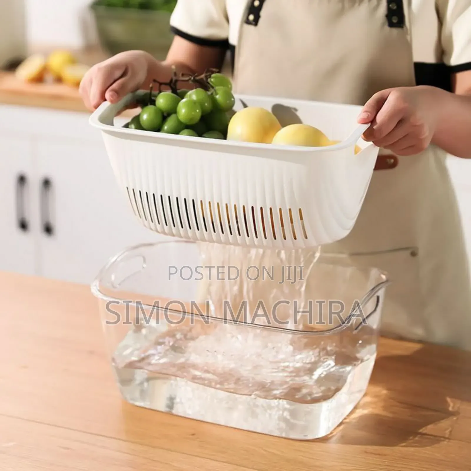 Double Layer Drain Kitchen Basket