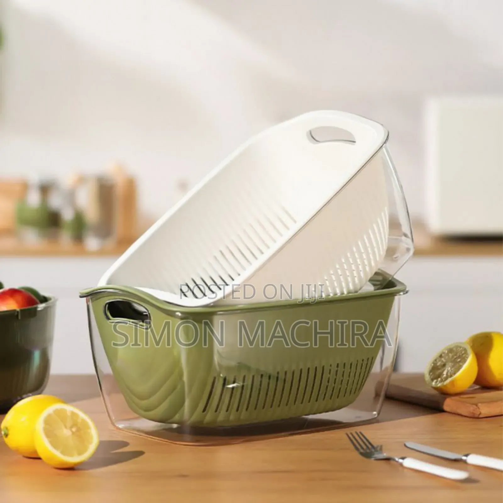 Double Layer Drain Kitchen Basket