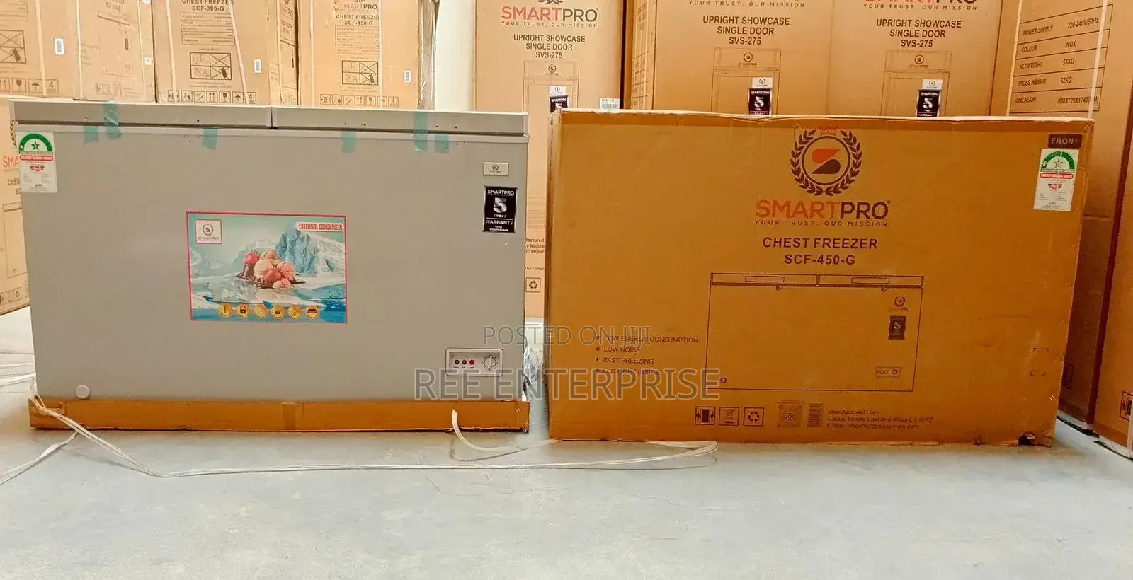 345 Litres Double Door SVS-450 Smart Pro Deep Freezer