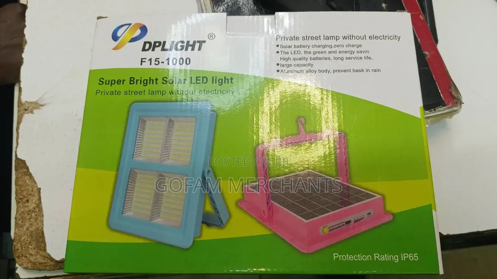 Dp Light Emergency Solar Light With 5000amp Battery