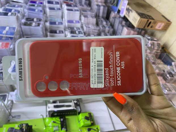 Rewerd Silicone Back Cover Case for Samsung Galaxy A55 - main view