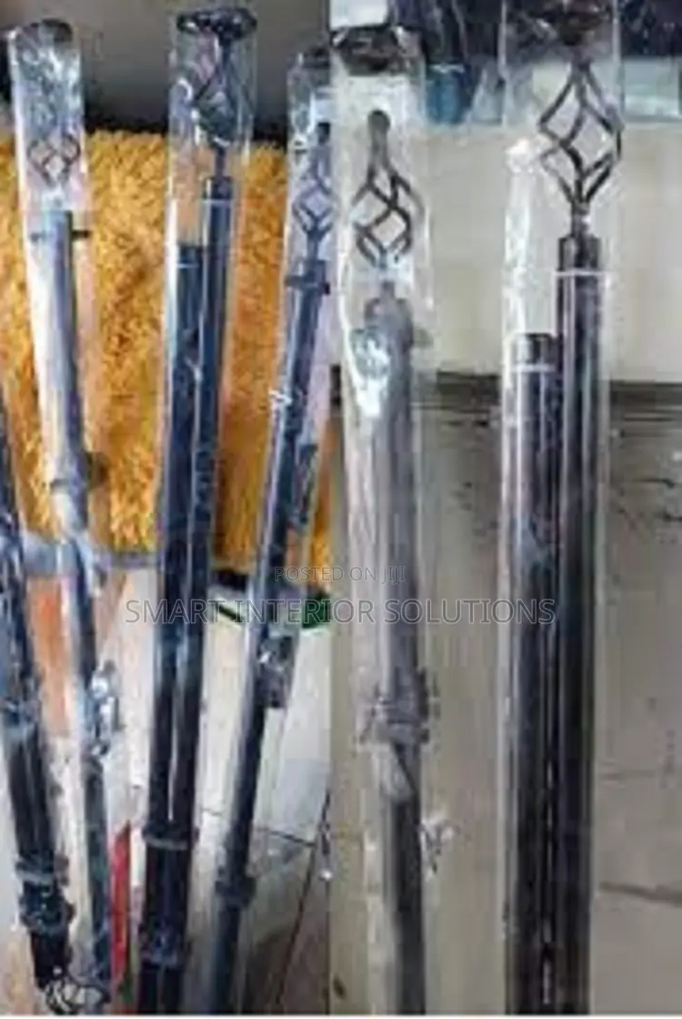 Adjustable 2 Meter Double Curtain Rod