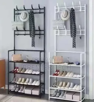 High Strong Metallic 5 Layer Multipurpose Shoe Rack, Cloth Rack ,Bags