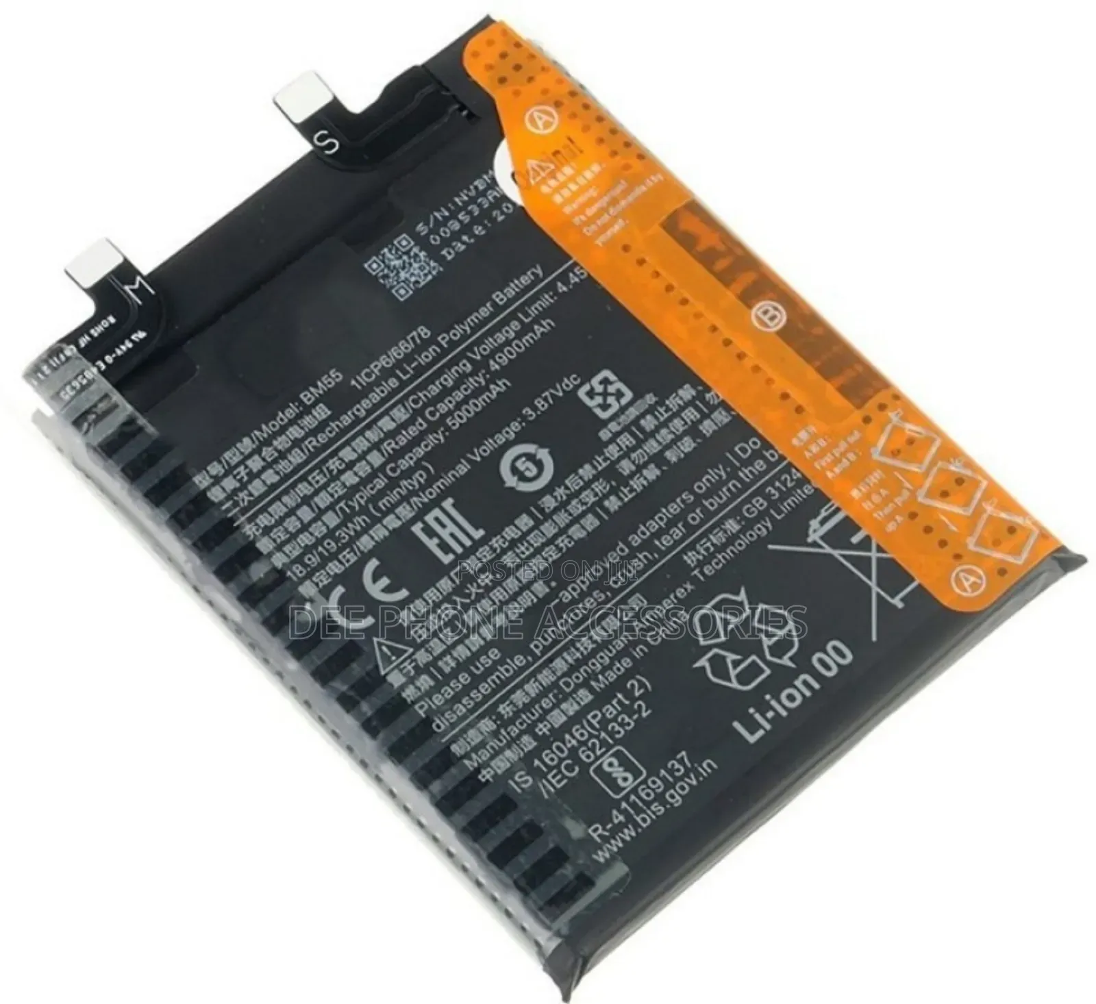 Xiaomi Note 11pro|Xiaomi Note 11 Ultra Phone Battery